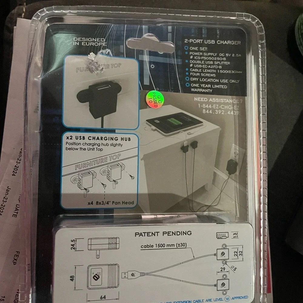 2 Port USB Charger EZ Collection Intelligent Charging System A 2 FD-B
